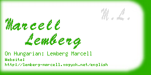 marcell lemberg business card